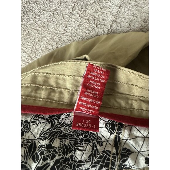 Jordan Craig Joggers Pants Mens Size 42x32 Tan Khaki Cotton Pockets Tapered Leg - Picture 11 of 16